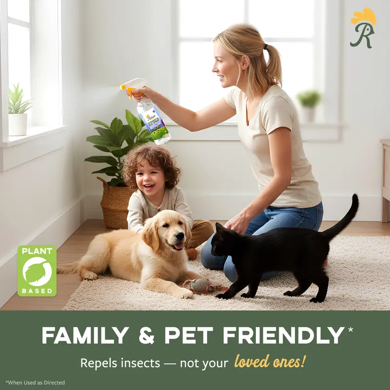 Pawzioo Peppermint Oil Bug Spray – Ant, Spider & Roach Repellent,